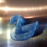 Blue swan magnet