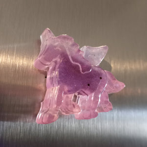 Pink Pegasus unicorn magnet