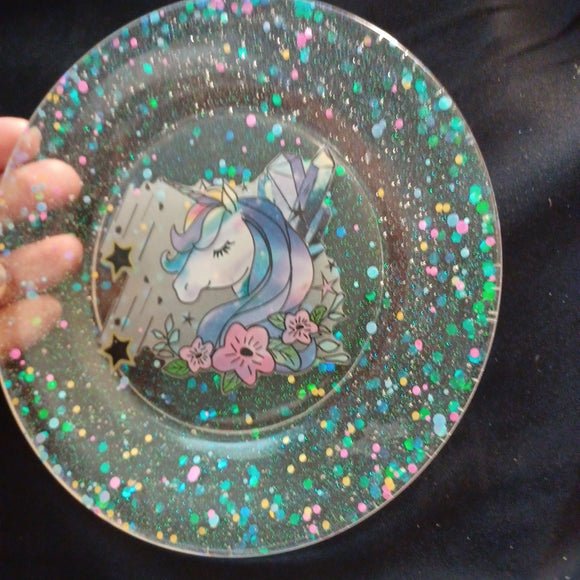 Unicorn party plate