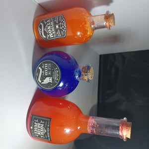 Holiday swirling potion bottles set 2