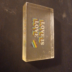 Love is love home decor paperweight