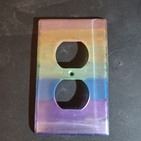 Rainbow outlet and light switch plate cover