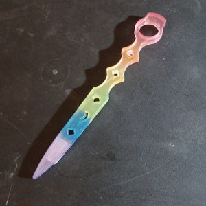 Rainbow protection keychain