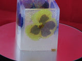 Flower battery operated candle holder