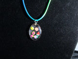 Collar de frutas hecho a mano