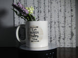 Taza Decorativa "El amor construye un hogar feliz"